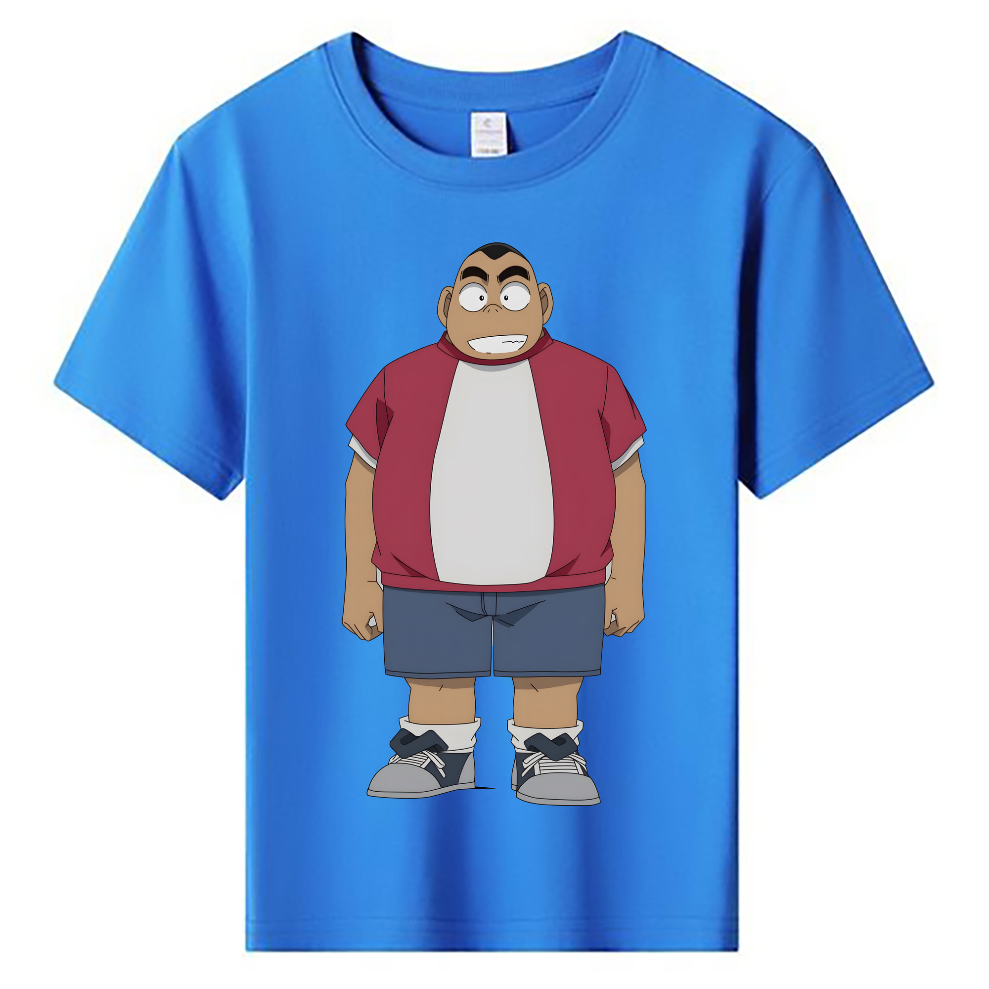 （画像用） 名探偵コナン 小嶋 元太 こじま げんた Detective Conan Kojima Genta 綿100％キッズTシャツ（フロントプリント）
